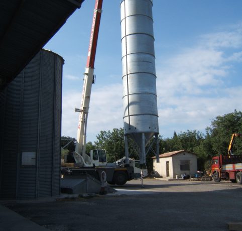 Silos zincati